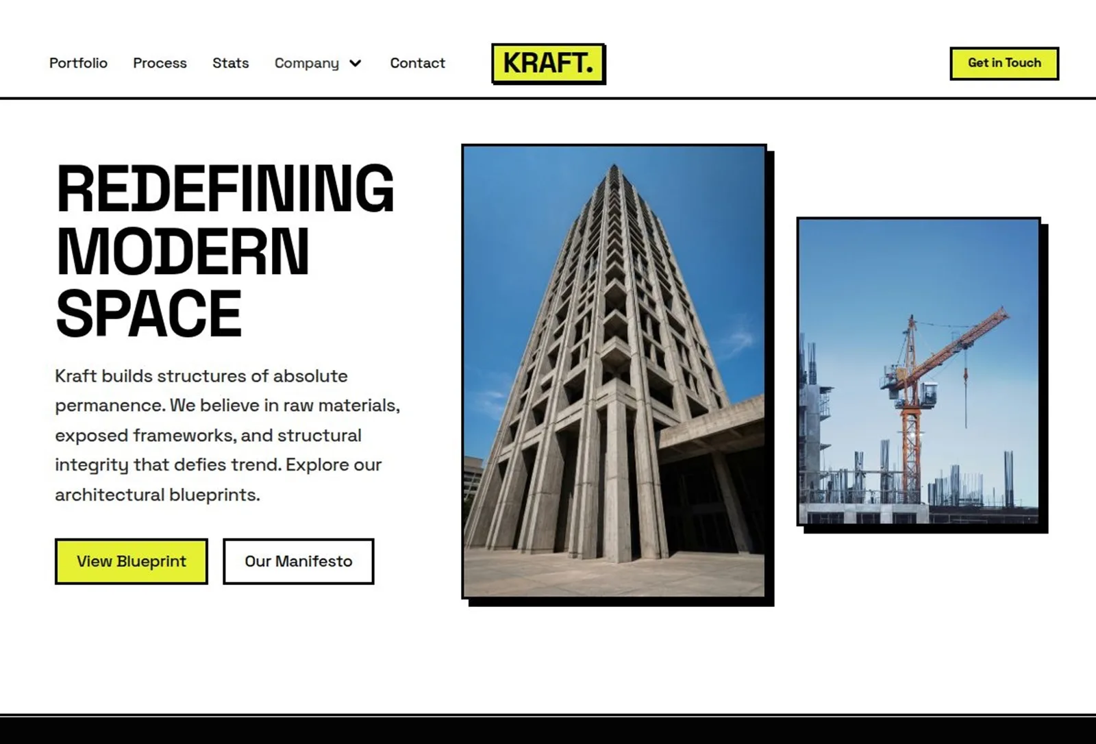 Kraft — Mohamed Framer Template
