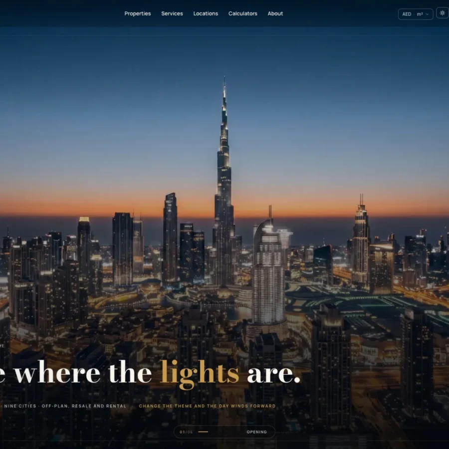 Freehold — Real Estate Template, English + Arabic — Freehold Framer Template