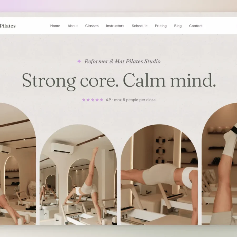 Corely Pilates — Michelle de Haas | Zo-e Framer Template