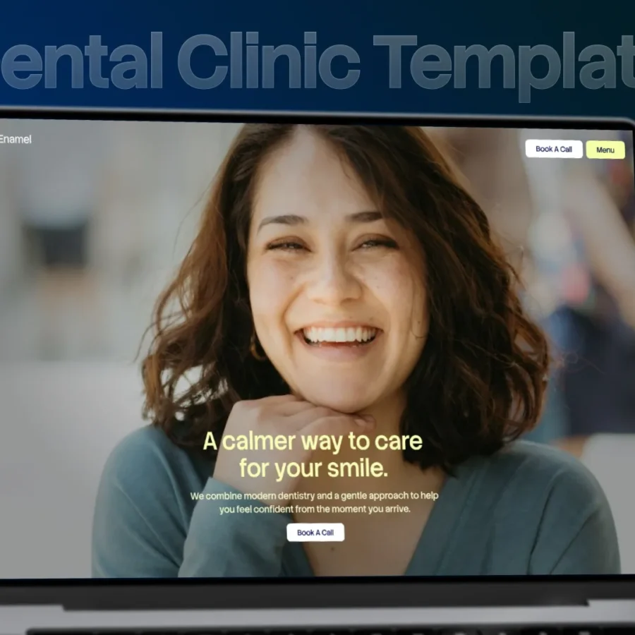 Enamel For Dentists and Dental Clinic — Fazal Rehman Framer Template