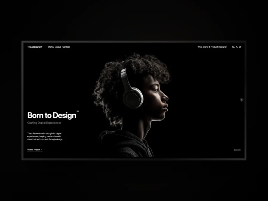 Theo Bennett — Emre Gocen Framer Template