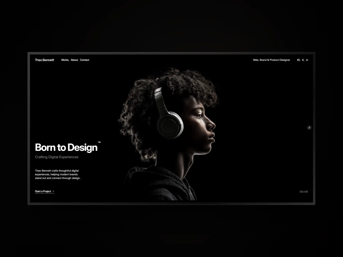 Theo Bennett — Emre Gocen Framer Template