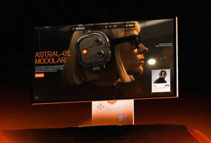 ASTRAL-01 — Vizualogy Studio Framer Template
