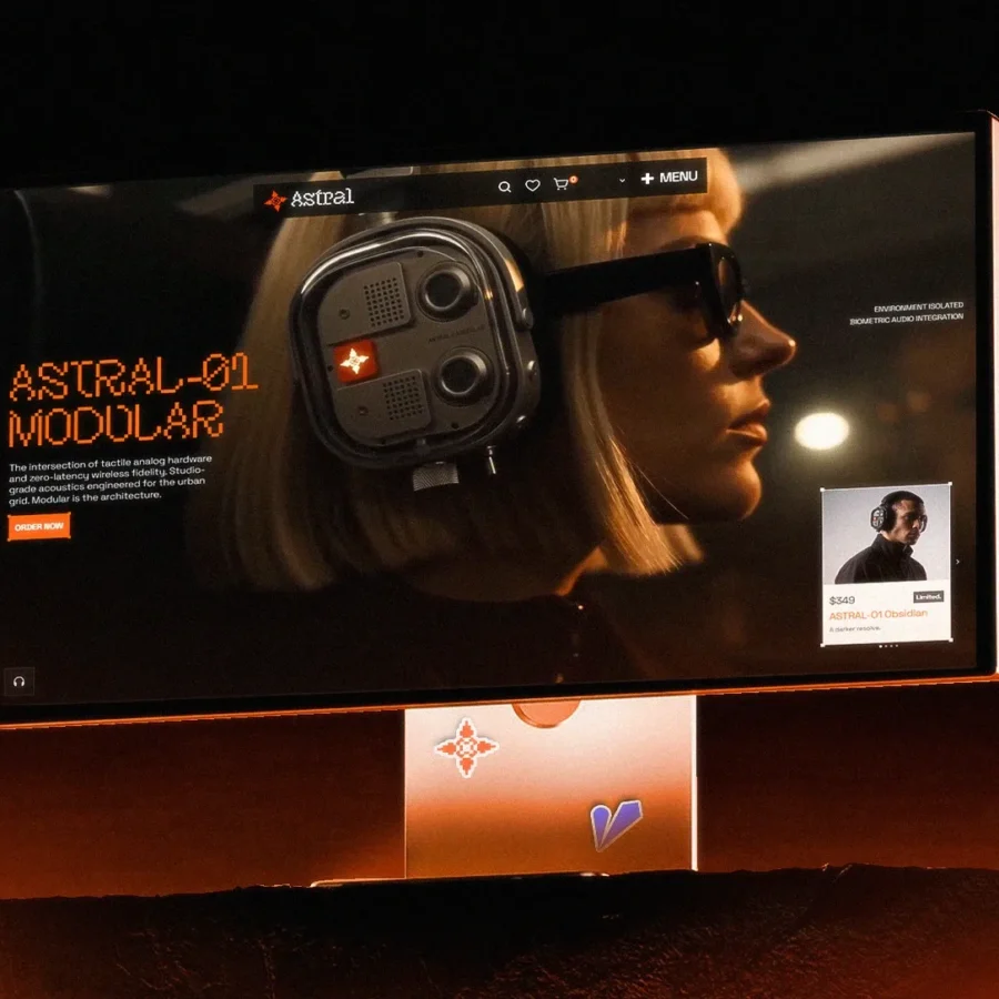ASTRAL-01 — Vizualogy Studio Framer Template
