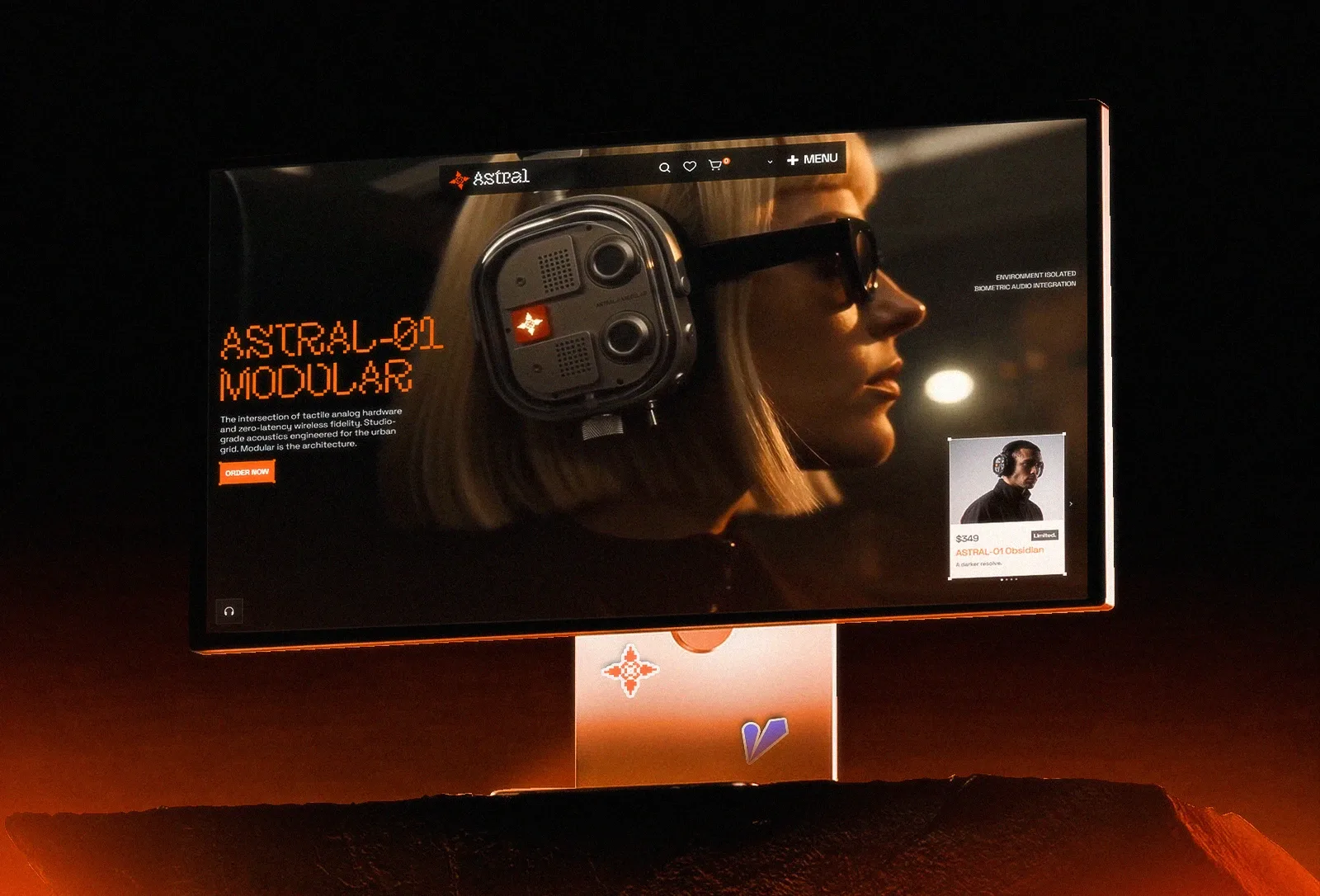 ASTRAL-01 — Vizualogy Studio Framer Template