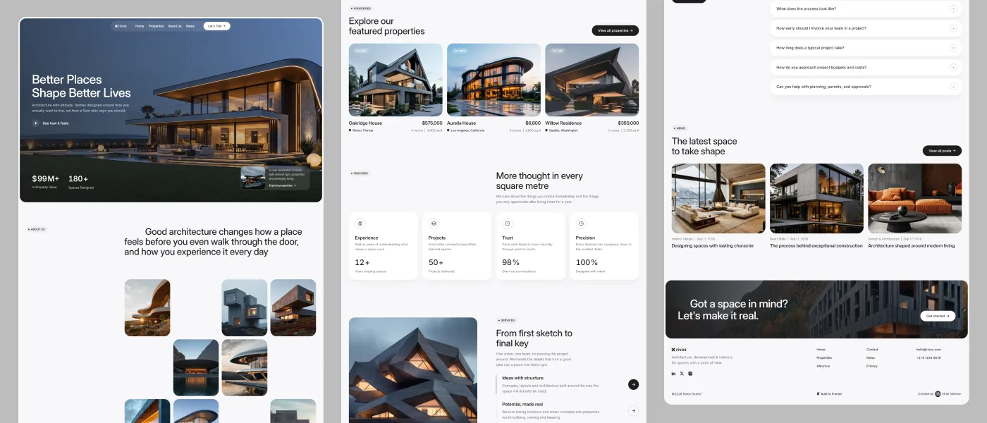 Rivos — Framer Template