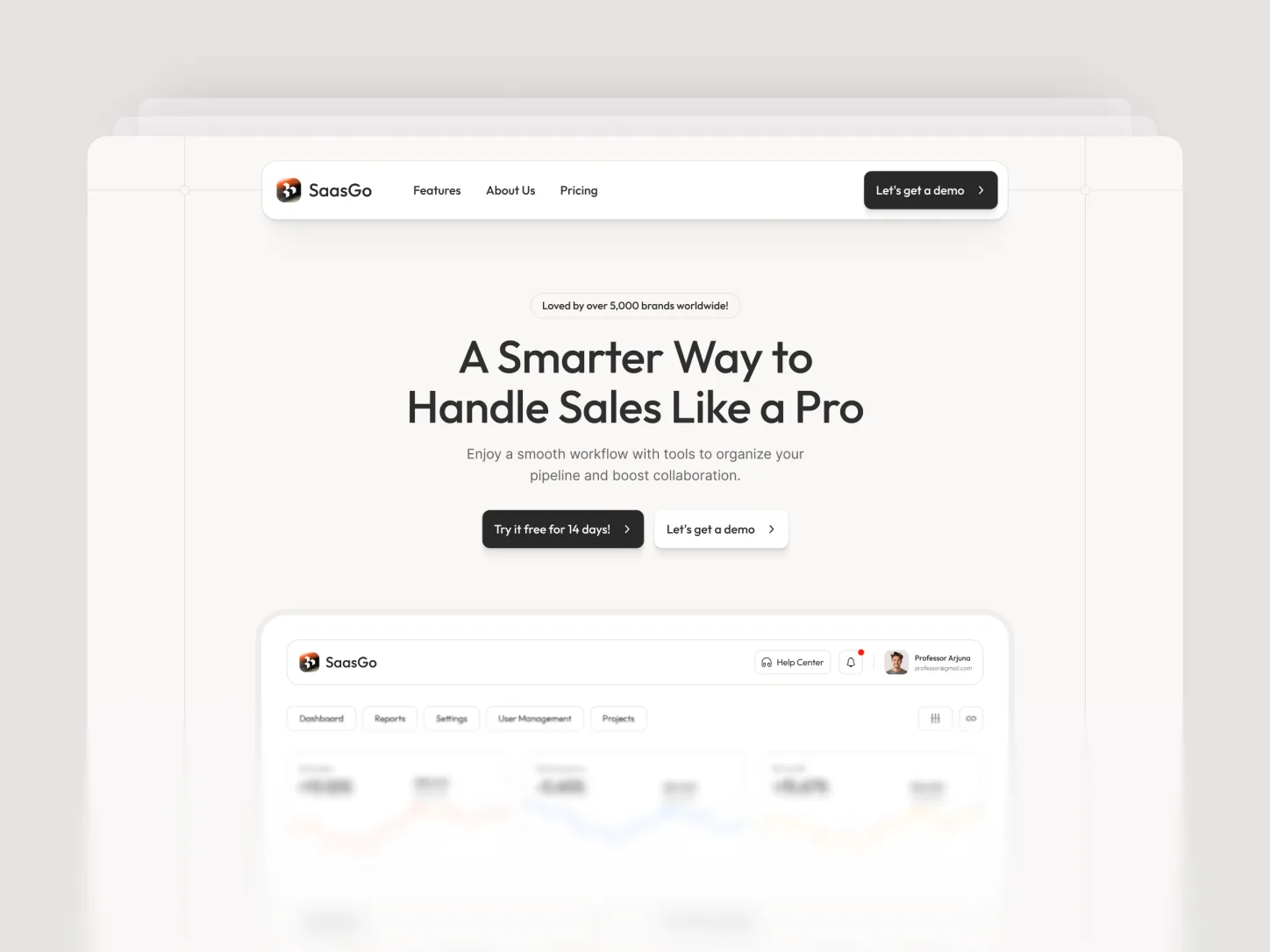 SaasGo-SaaS & Software Framer Template β Theme Crapt Framer Template