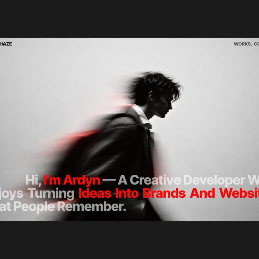 Ardyn Haze — Surya Prathap Framer Template