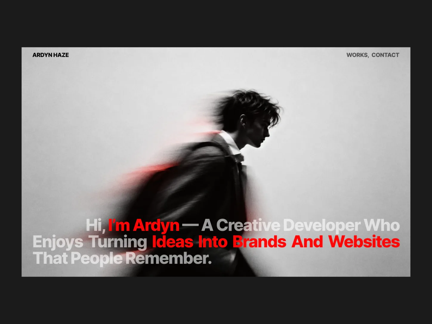 Ardyn Haze — Surya Prathap Framer Template
