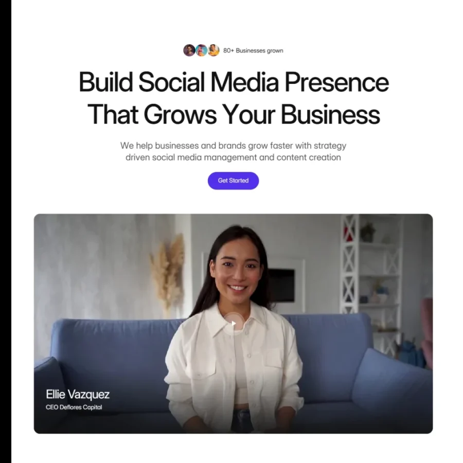SociaRise — Daniel Framer Template
