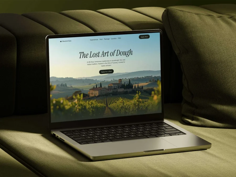 MaestroClass - High Ticket Experience Sales Page — Struxent Framer Template