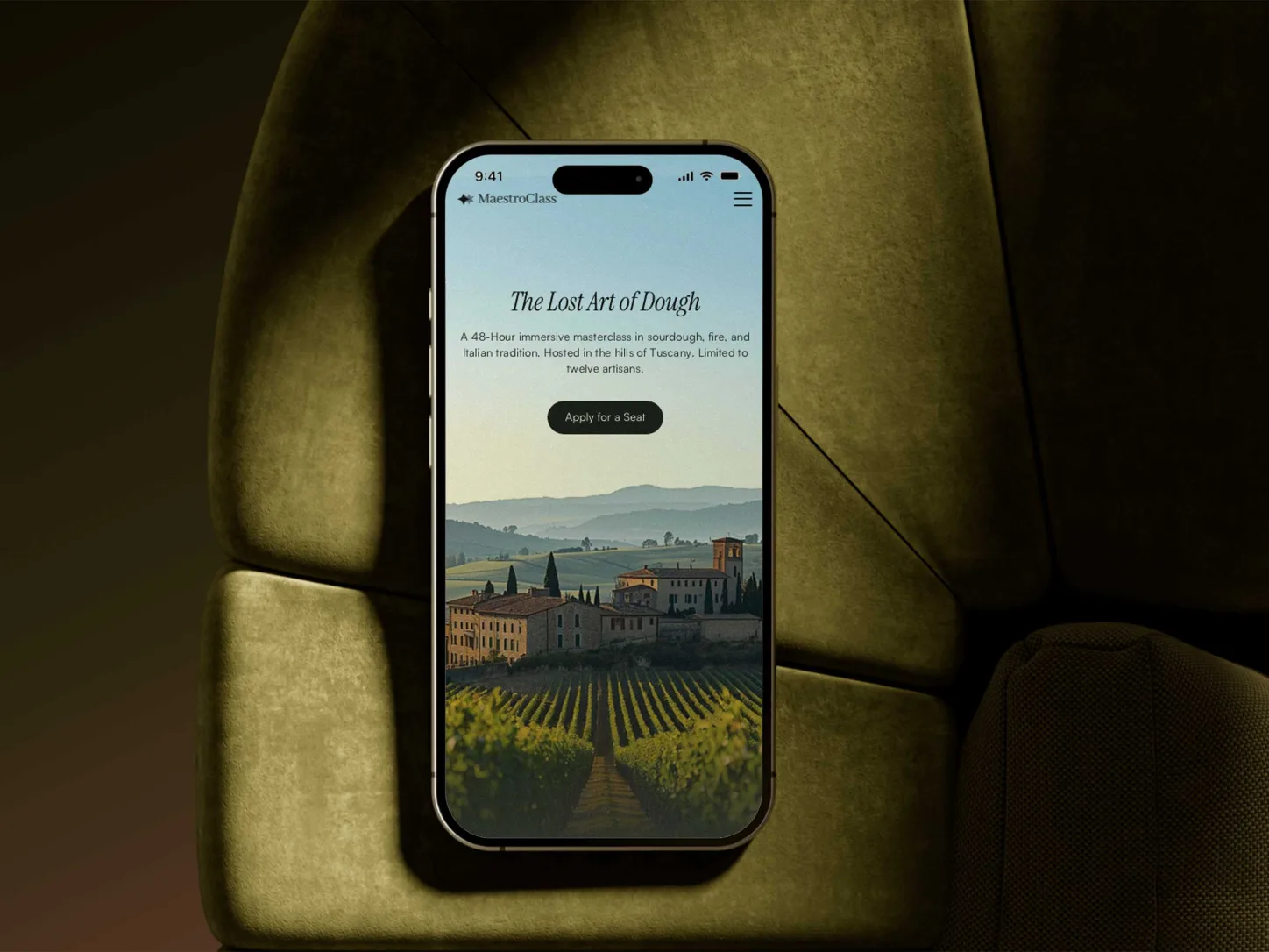MaestroClass - High Ticket Experience Sales Page — Framer Template