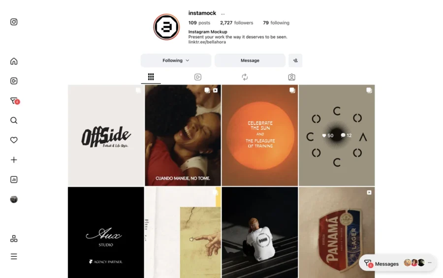 InstaMock® — Luis Curti Framer Template