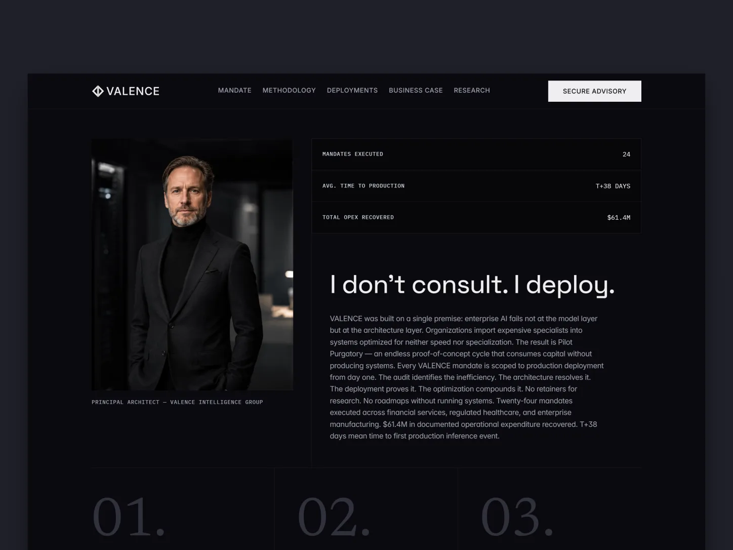 Valence OS — Framer Template