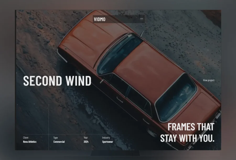 Vidmo — konrad Framer Template