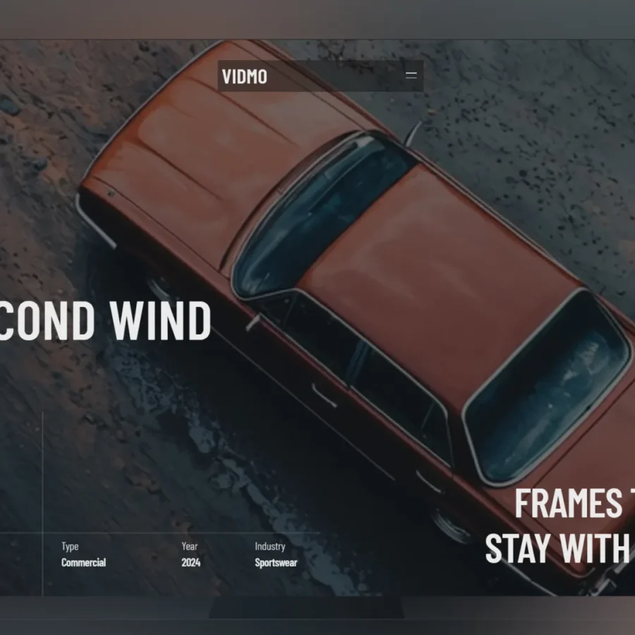Vidmo — konrad Framer Template