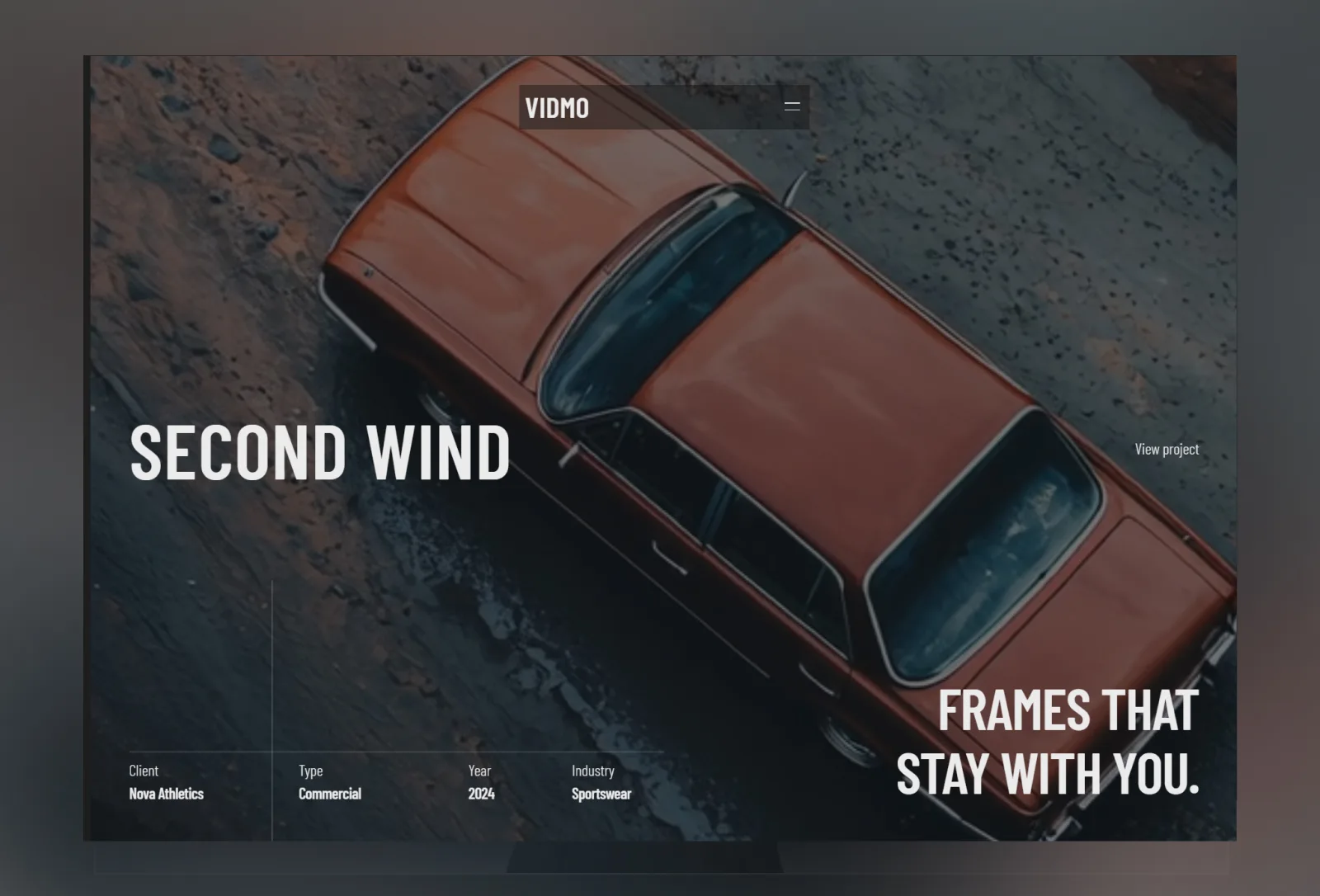 Vidmo — konrad Framer Template
