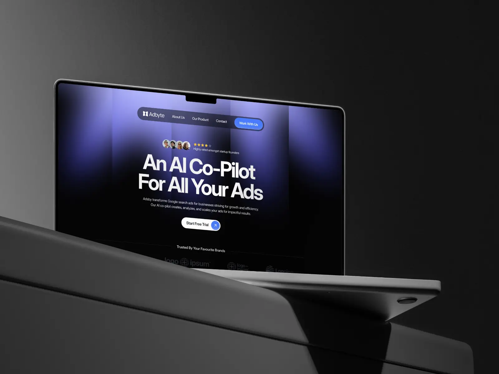 Adbyte — A Modern SaaS Template — Davis Johnson Framer Template