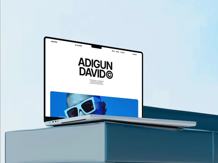 Adigun — Premium Portfolio Template — Akinbinu Akintayo Framer Template