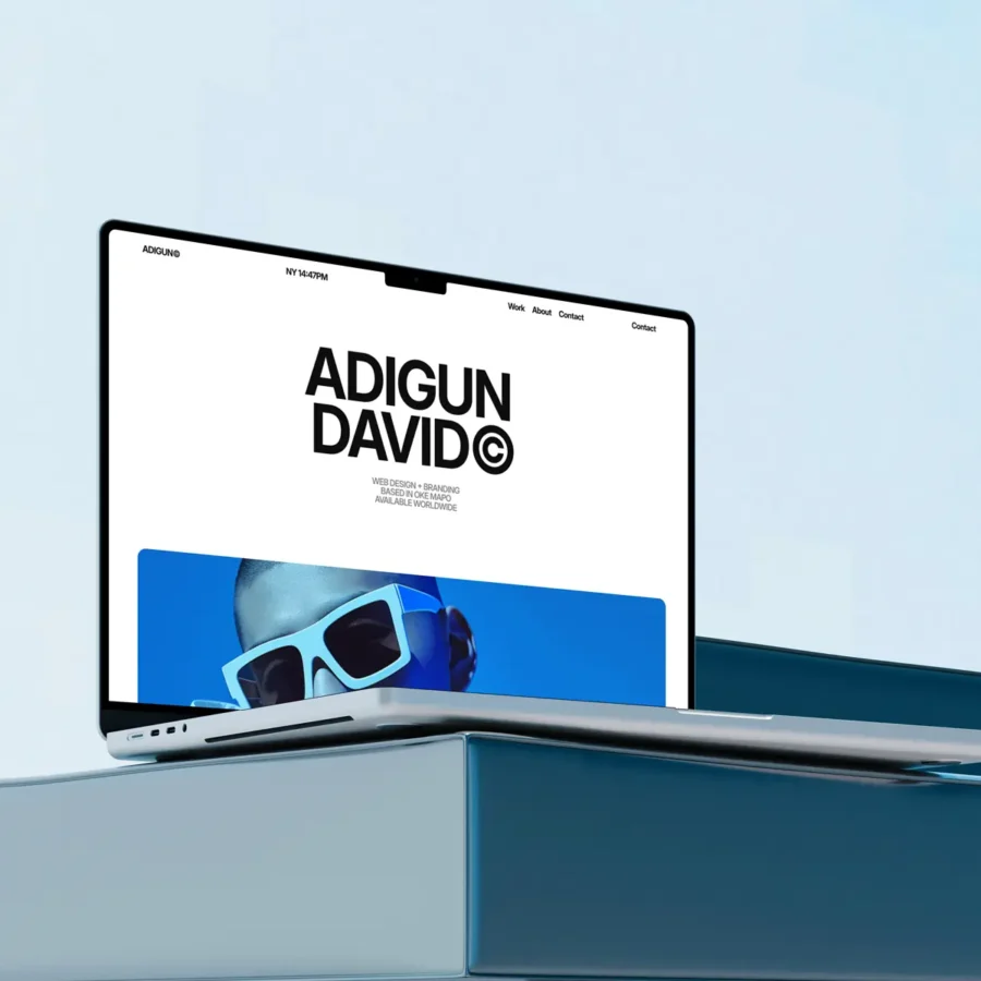 Adigun — Premium Portfolio Template — Akinbinu Akintayo Framer Template