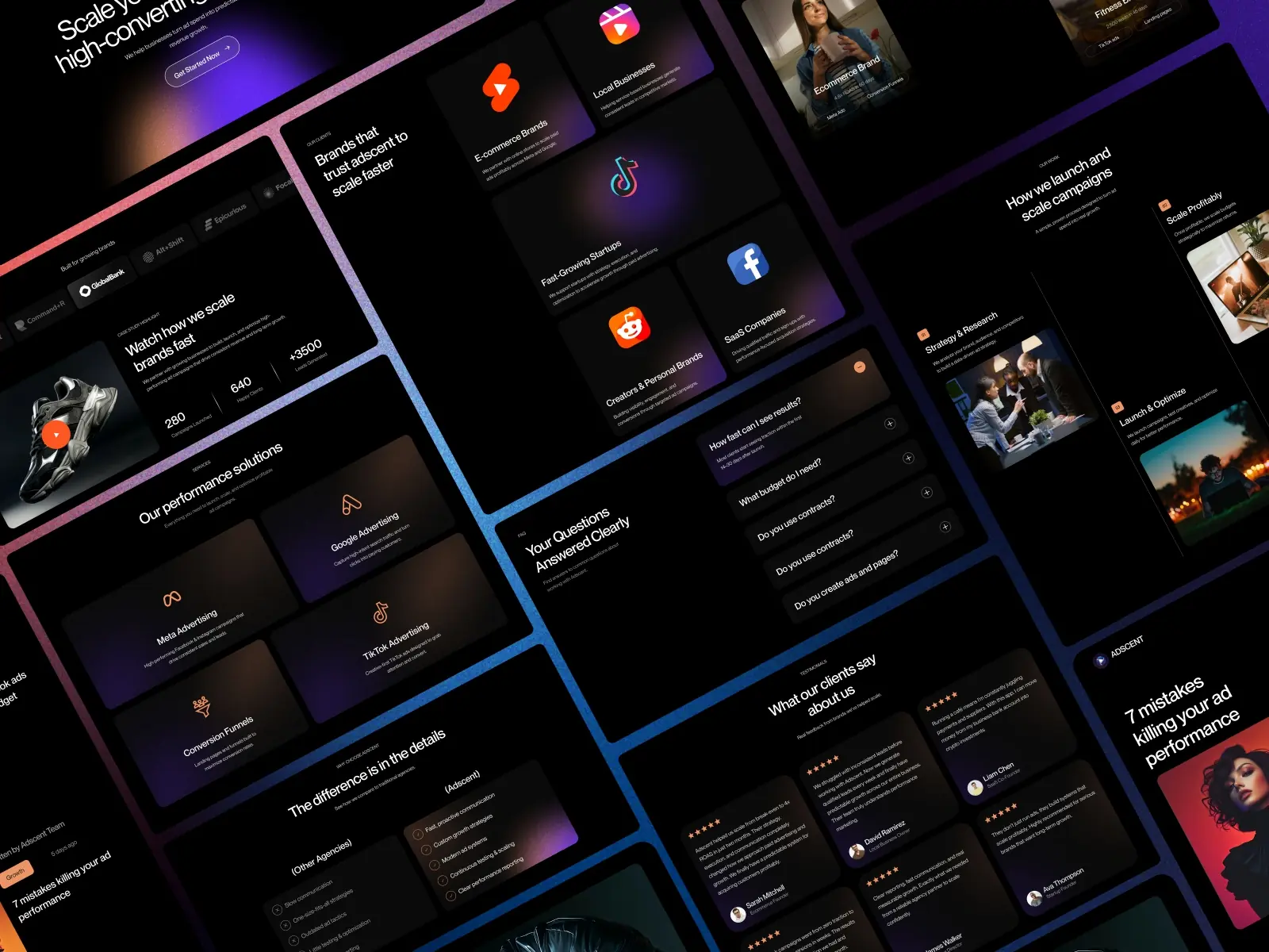 Adscent — Ads Agency Template