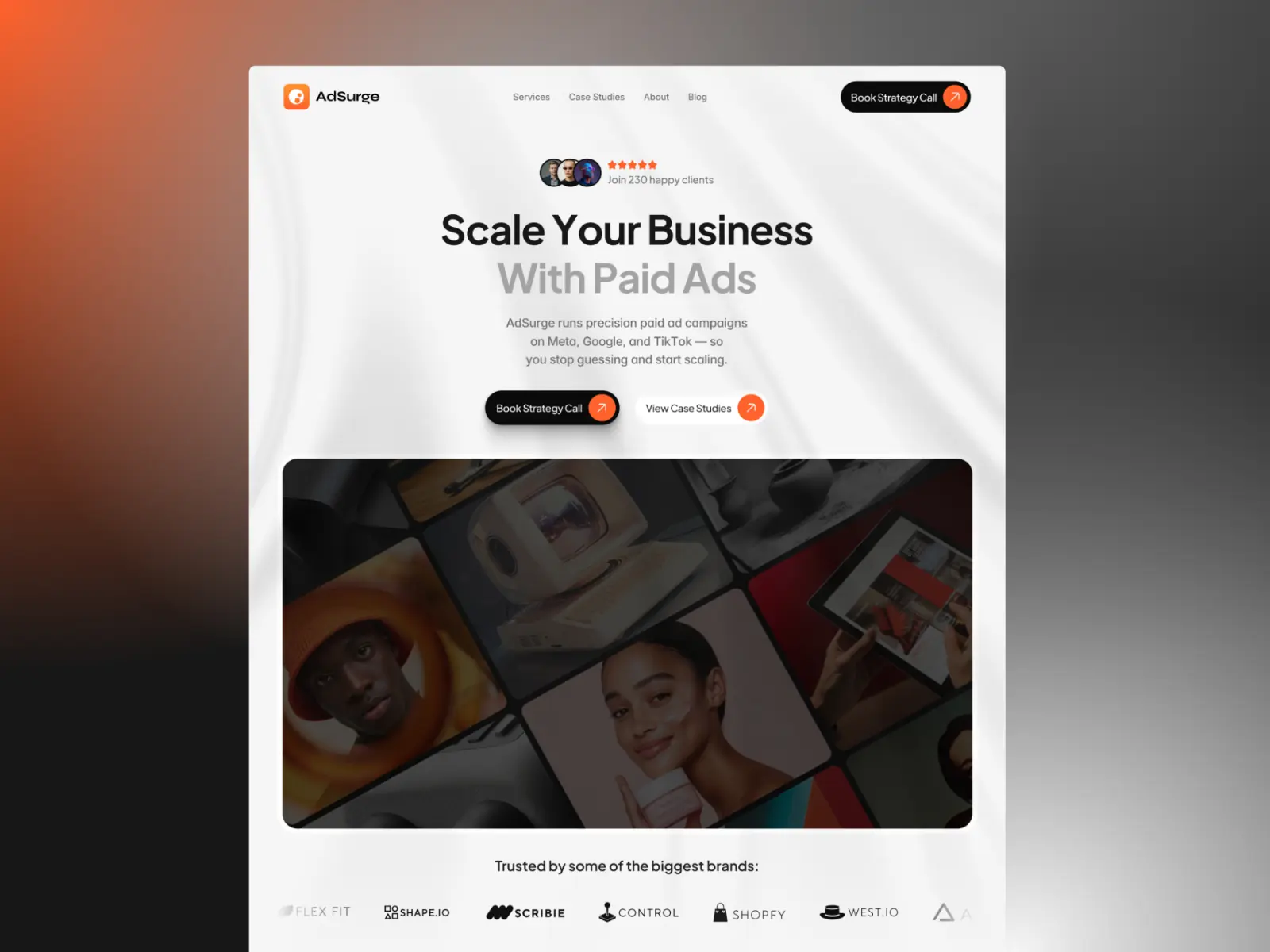 ADSURGE — Template for Ad Agencies — Francis Okechukwu Framer Template