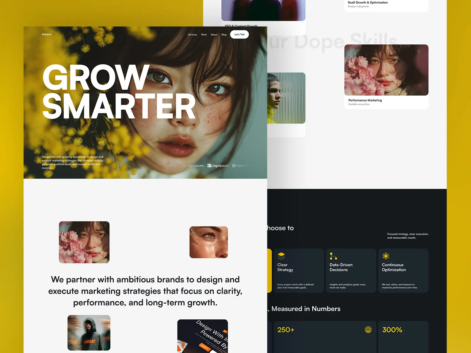 Adverra — Modern Marketing Agency Template — Mossux Framer Template