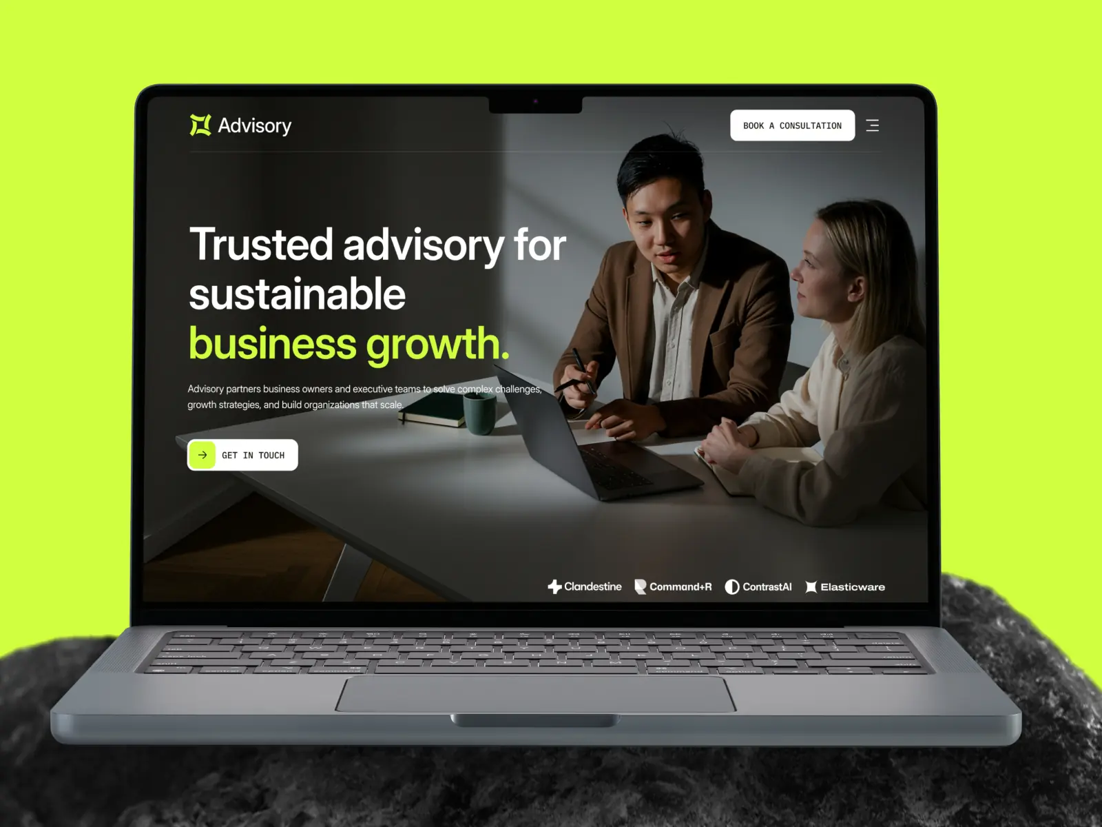 Advisory — Business Consultancy Agency — Grabui Library Framer Template