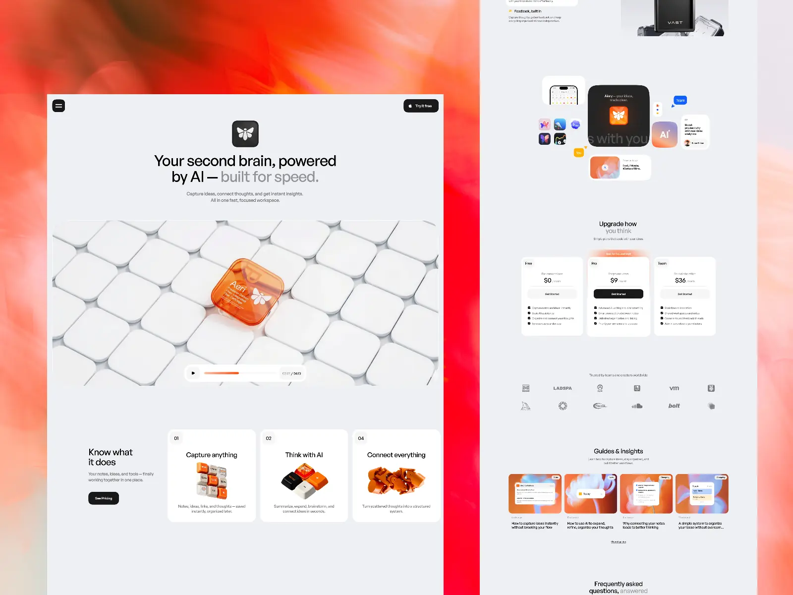 Aeiry — App Landing Page — Rehan Raihan Framer Template