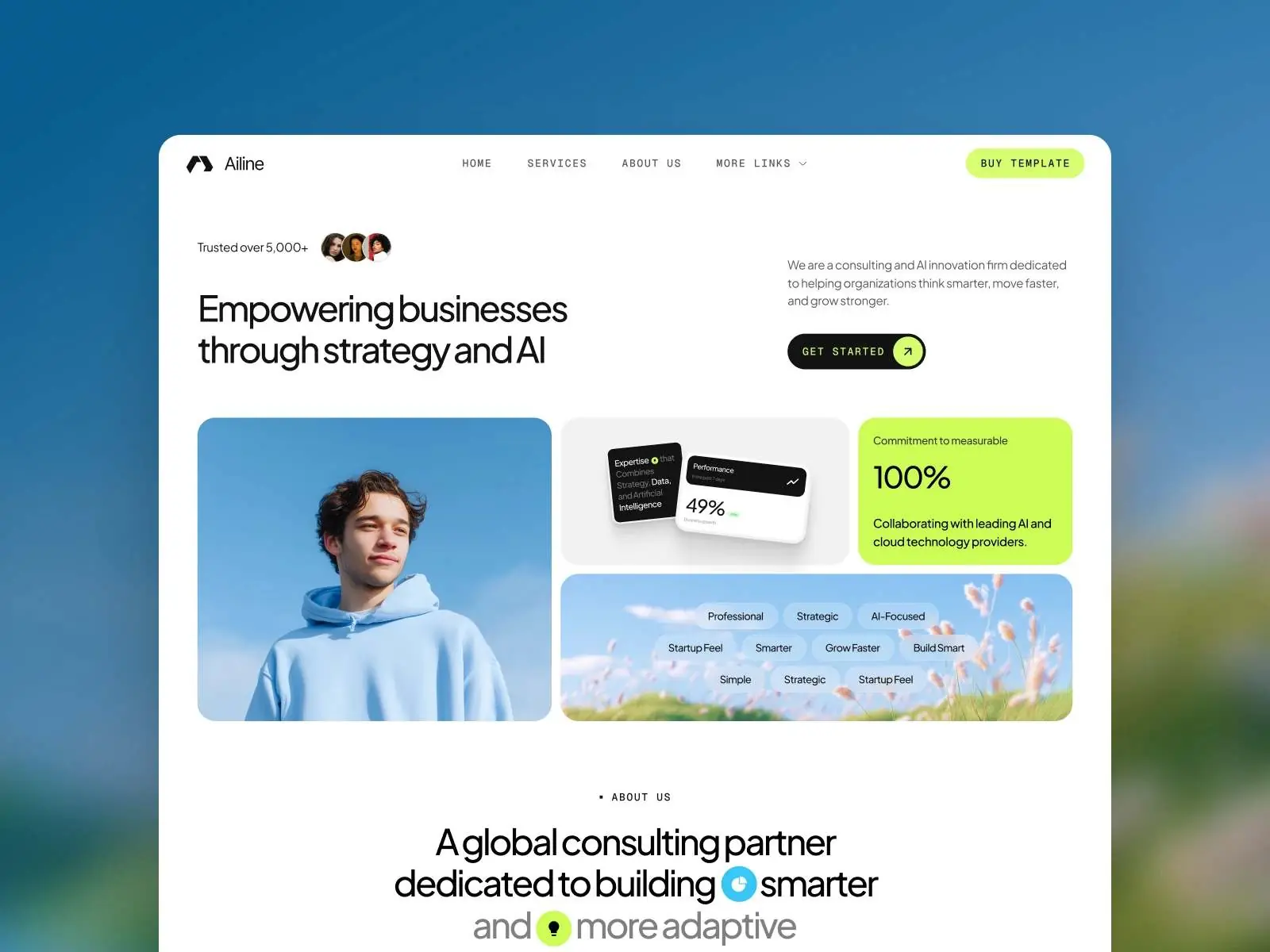 Aeline — Ai Template