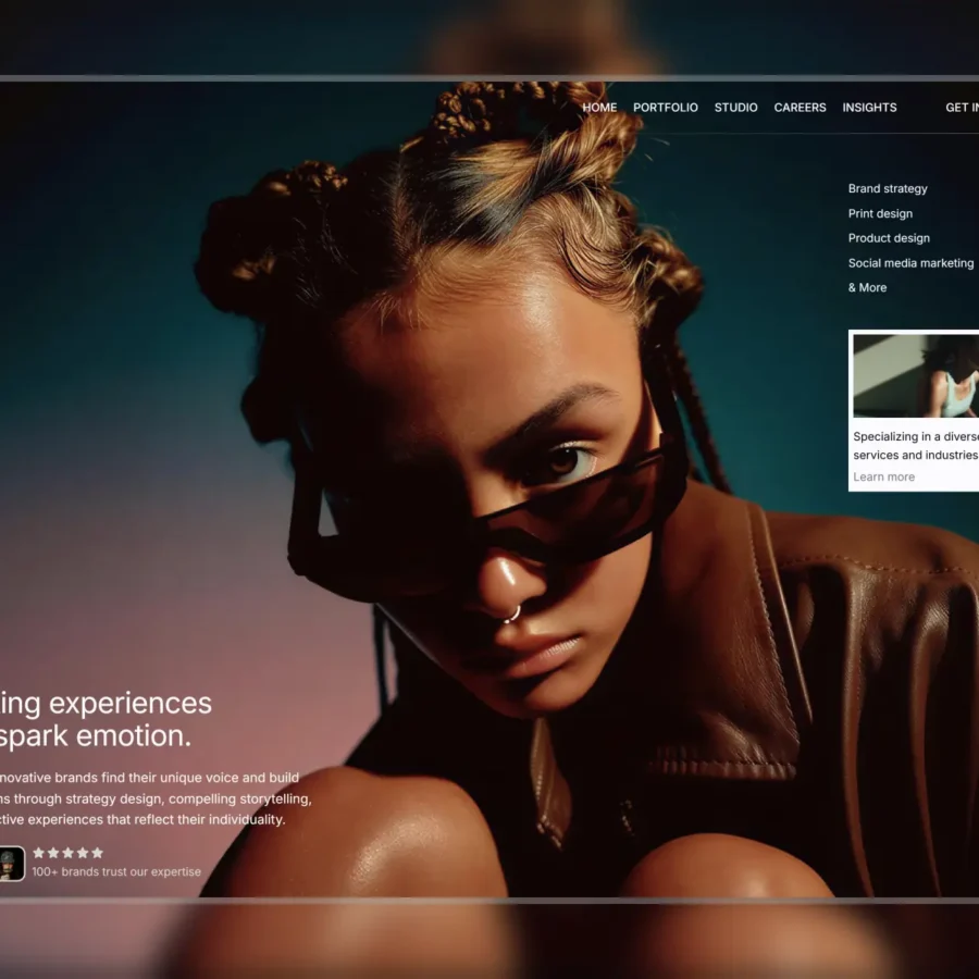 Aeris Studio — Modern Agency and Portfolio — Samuel G. Sumo Framer Template
