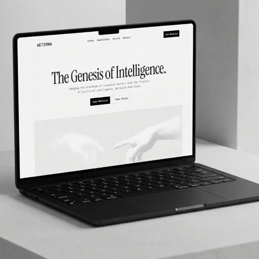 AETΣRNA — AI Startup & Agency Template — Gabe Tognon Framer Template