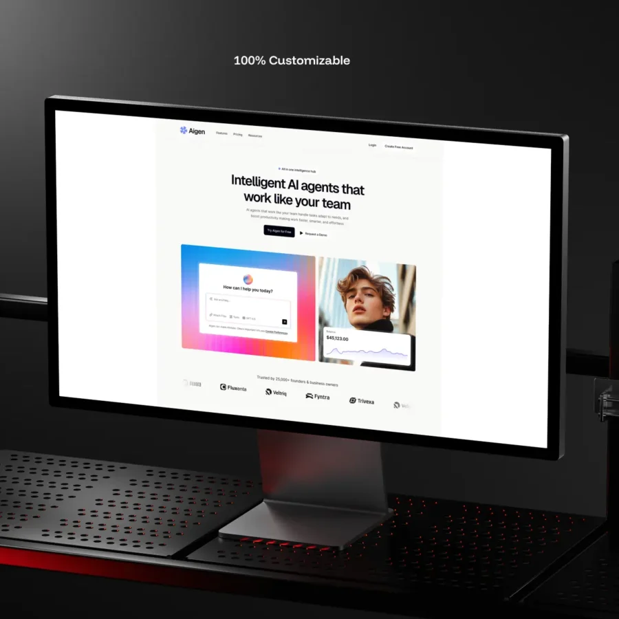 Agenn — AI SaaS Startup Framer Template — Gr8r Themes Framer Template