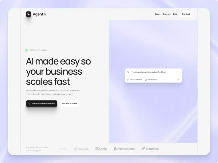Agentik — AI Automation Agency — Ramish Aziz Framer Template