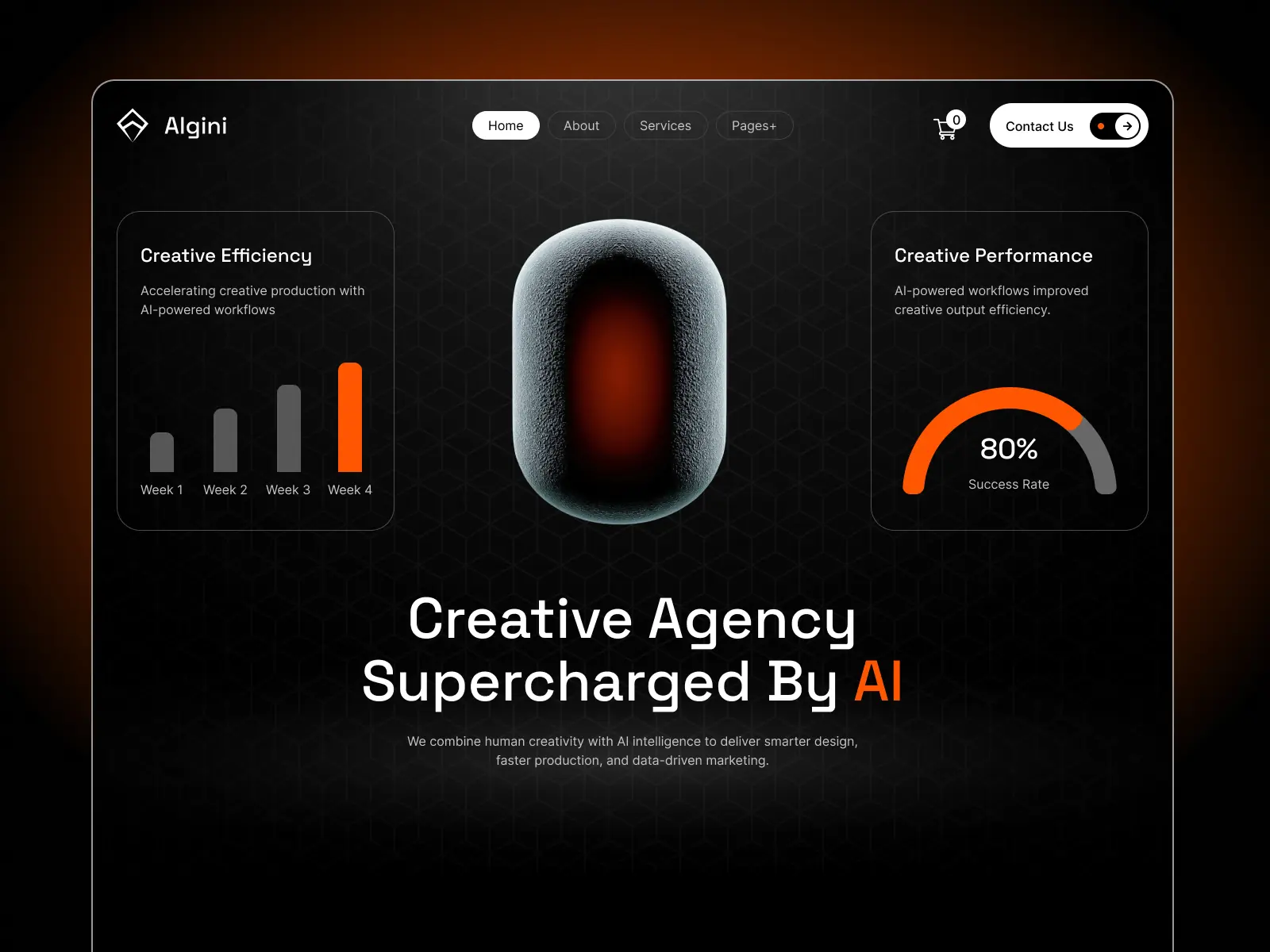 Algini — AI Agency & Automation Template — RedDevs Framer Template