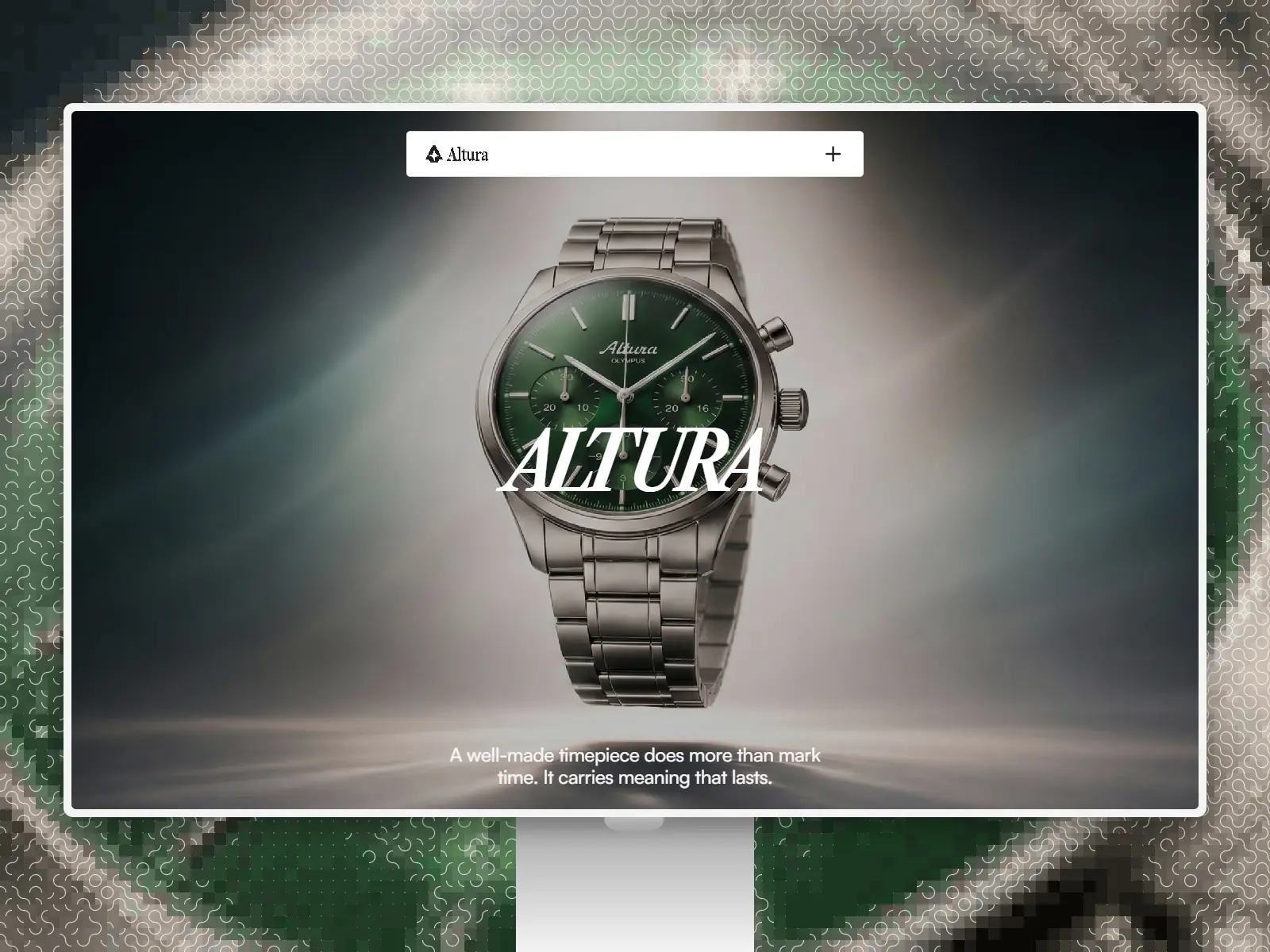 Altura — One-Product Showcase Template — Aviral Lakhanpaul Framer Template