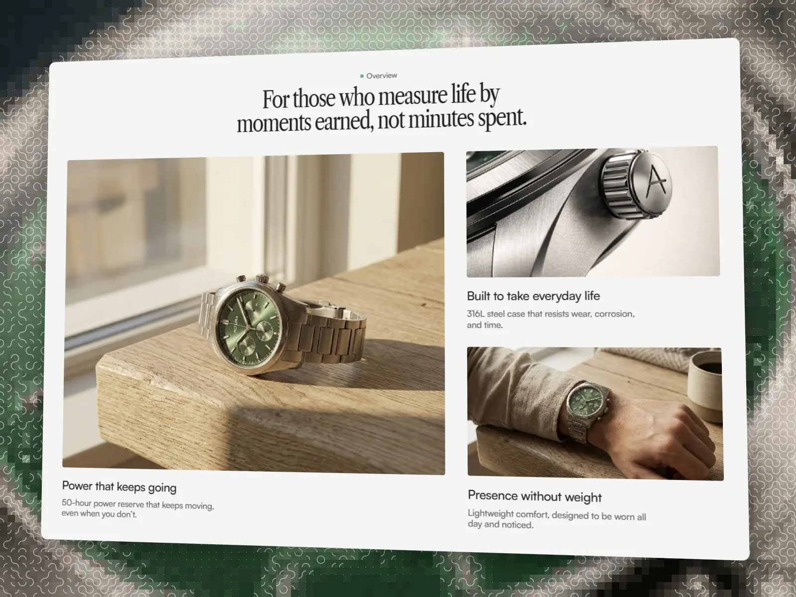 Altura — One-Product Showcase Template