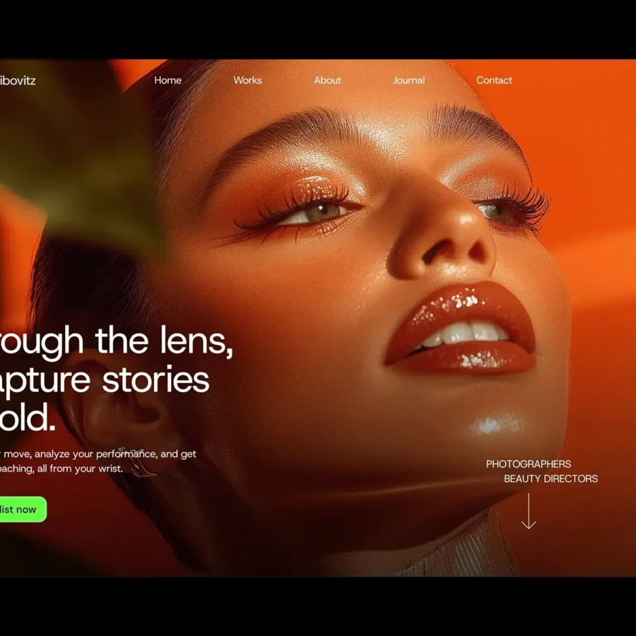 Annie — Minimal Photography Template — Rayso Studio Framer Template
