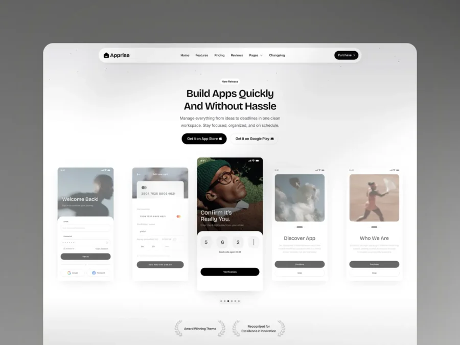Apprise — App Framer Template — pixfort Framer Template