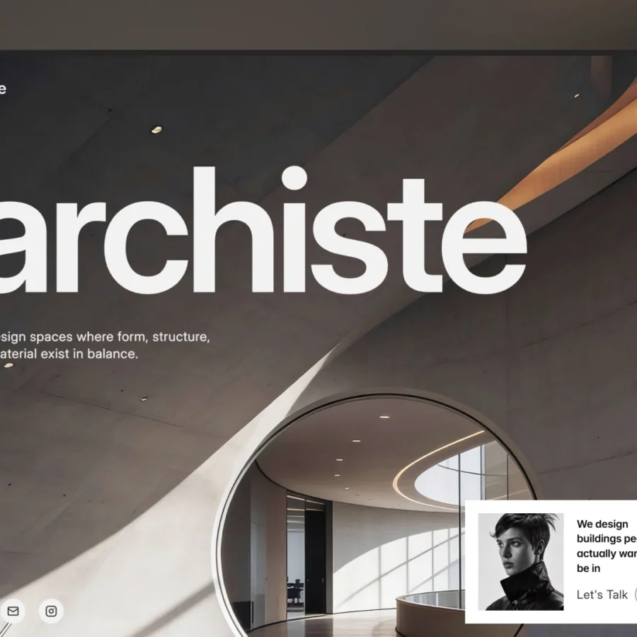 Archiste — konrad Framer Template