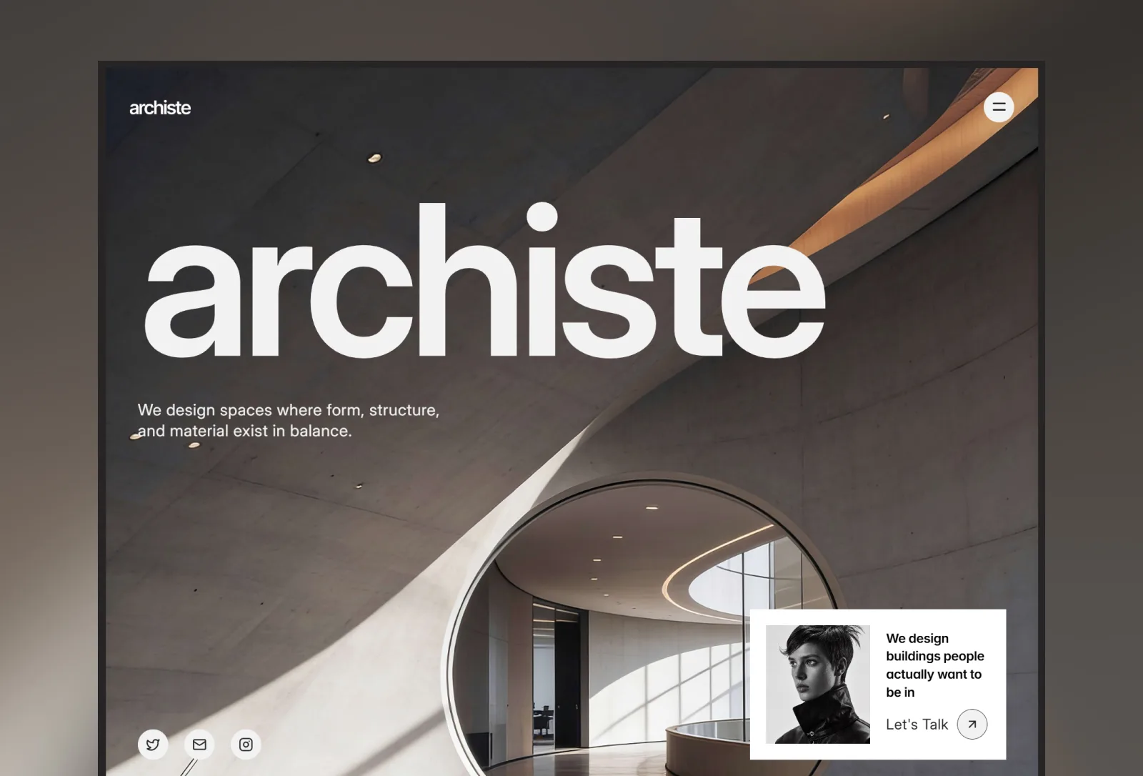 Archiste — konrad Framer Template