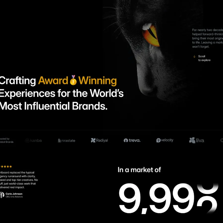 Artboard — Agency, Studio & Portfolio — Essa Donzo Framer Template