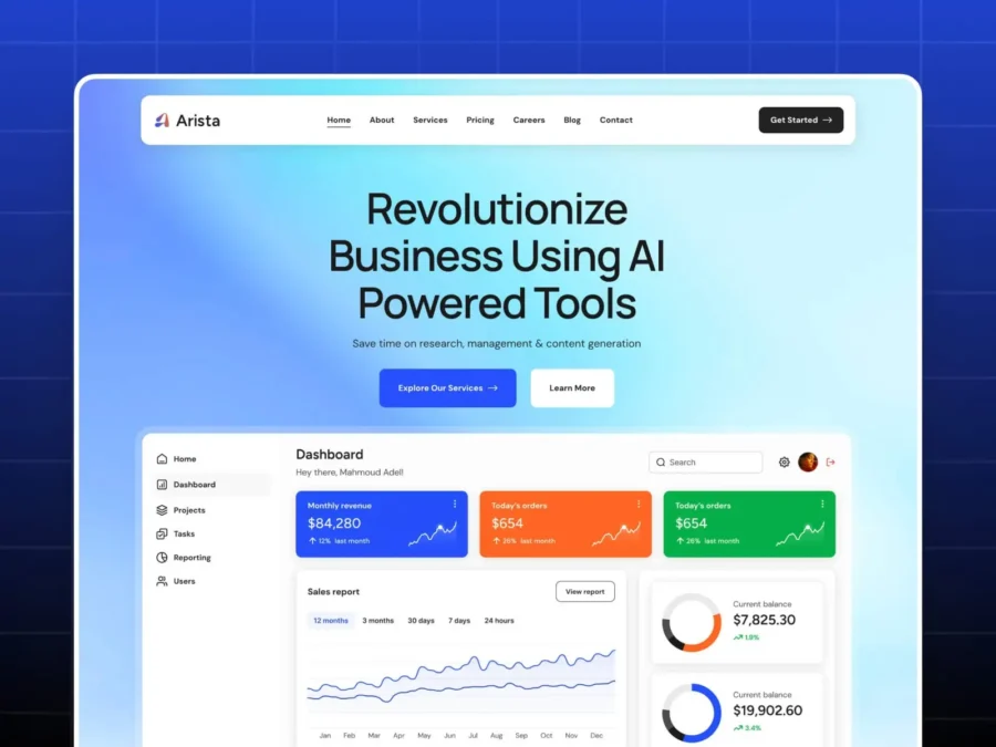 Artisa — Modern SaaS for Startups — Tambe Design Framer Template
