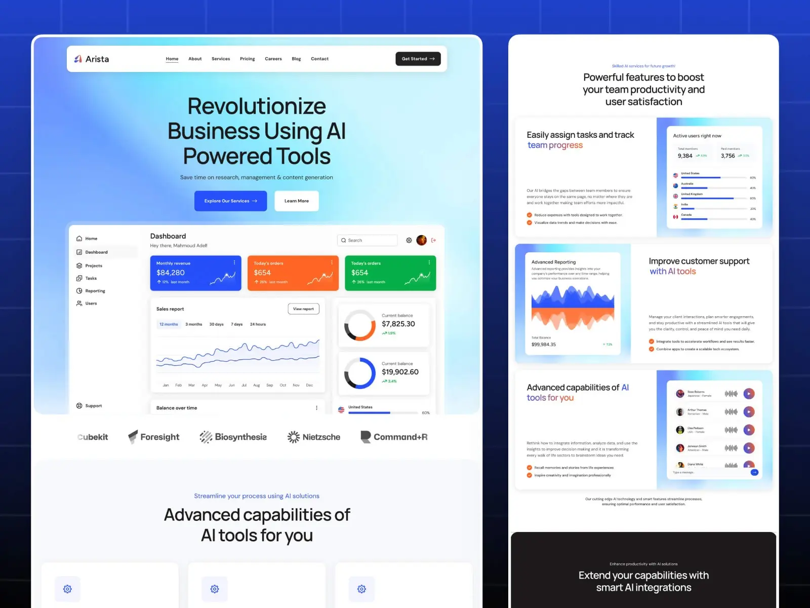 Artisa — Modern SaaS for Startups