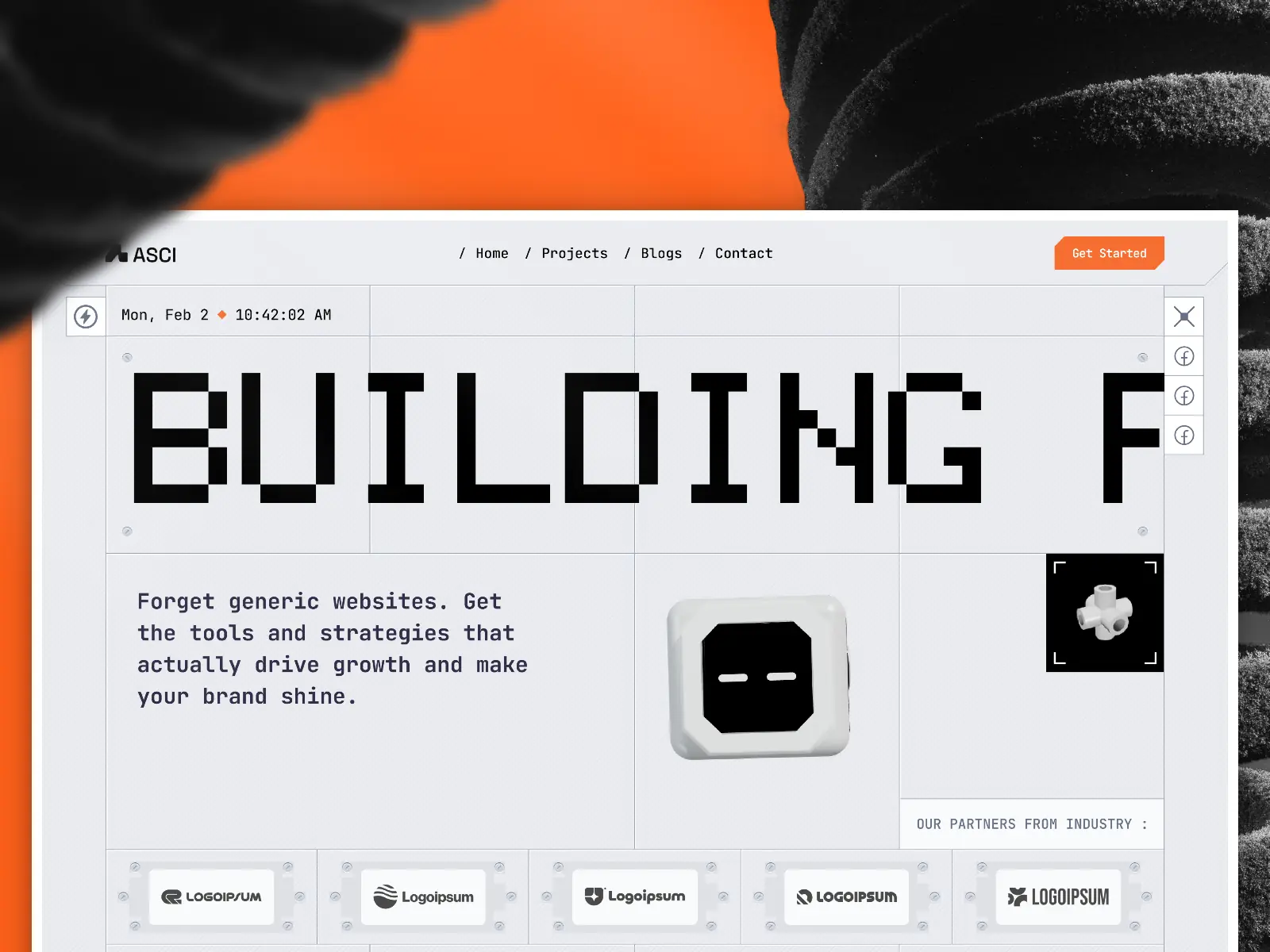 Asci — A Premium Agency Website Template — Anwar Raza Framer Template