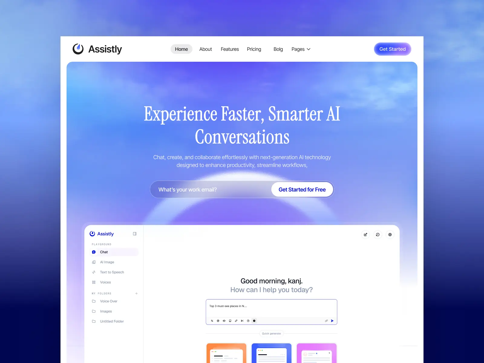 Assistly — Premium AI Chatbot SaaS Template — Maqaw Theme Framer Template
