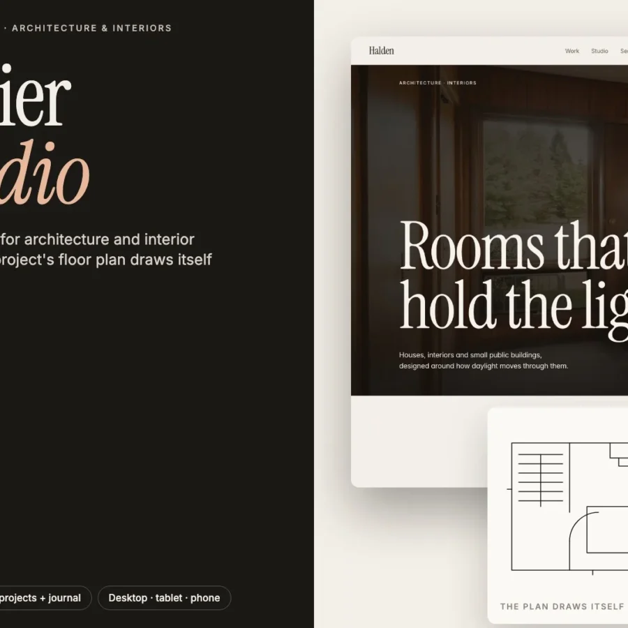 Atelier Studio — Ran Shoshan Framer Template