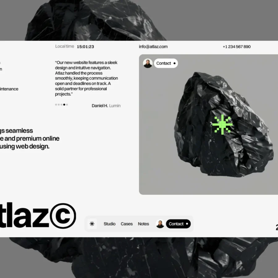 Atlaz — Digital Agency & Creative Agency — David Bagdasaryan Framer Template