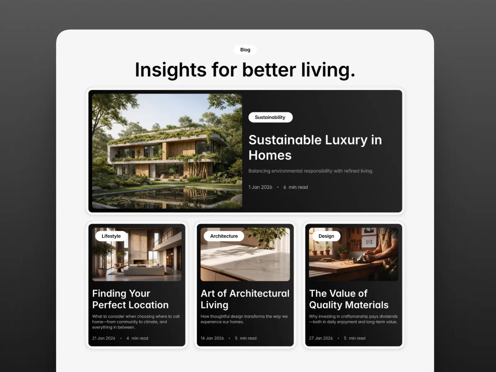 Aurell — Luxury Real Estate Template