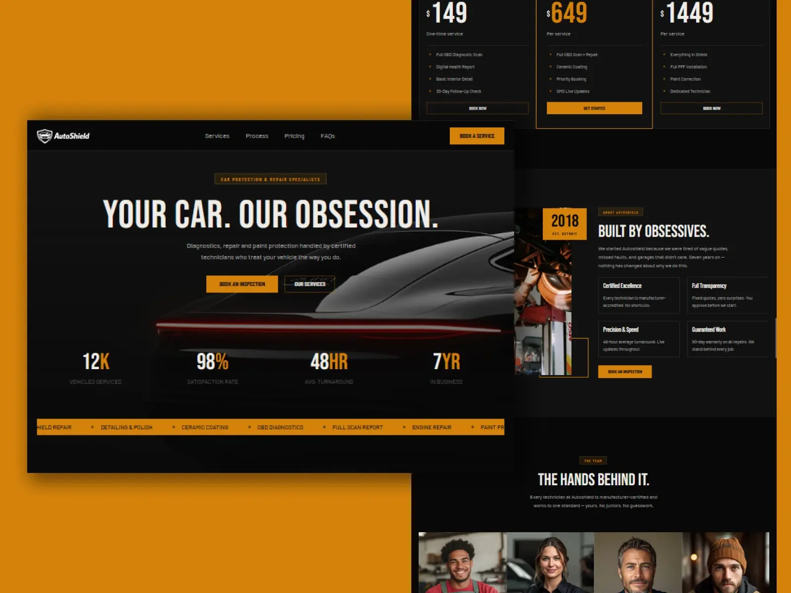 Autoshield — Automotive Service Template